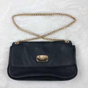 Michael by Michael Kors Black Leather Purse